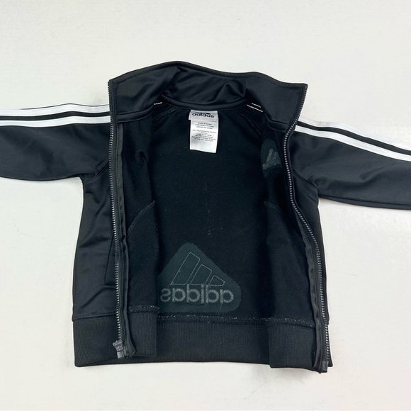 Adidas Black & White Striped Track Suit 12M - Picture 3 of 12